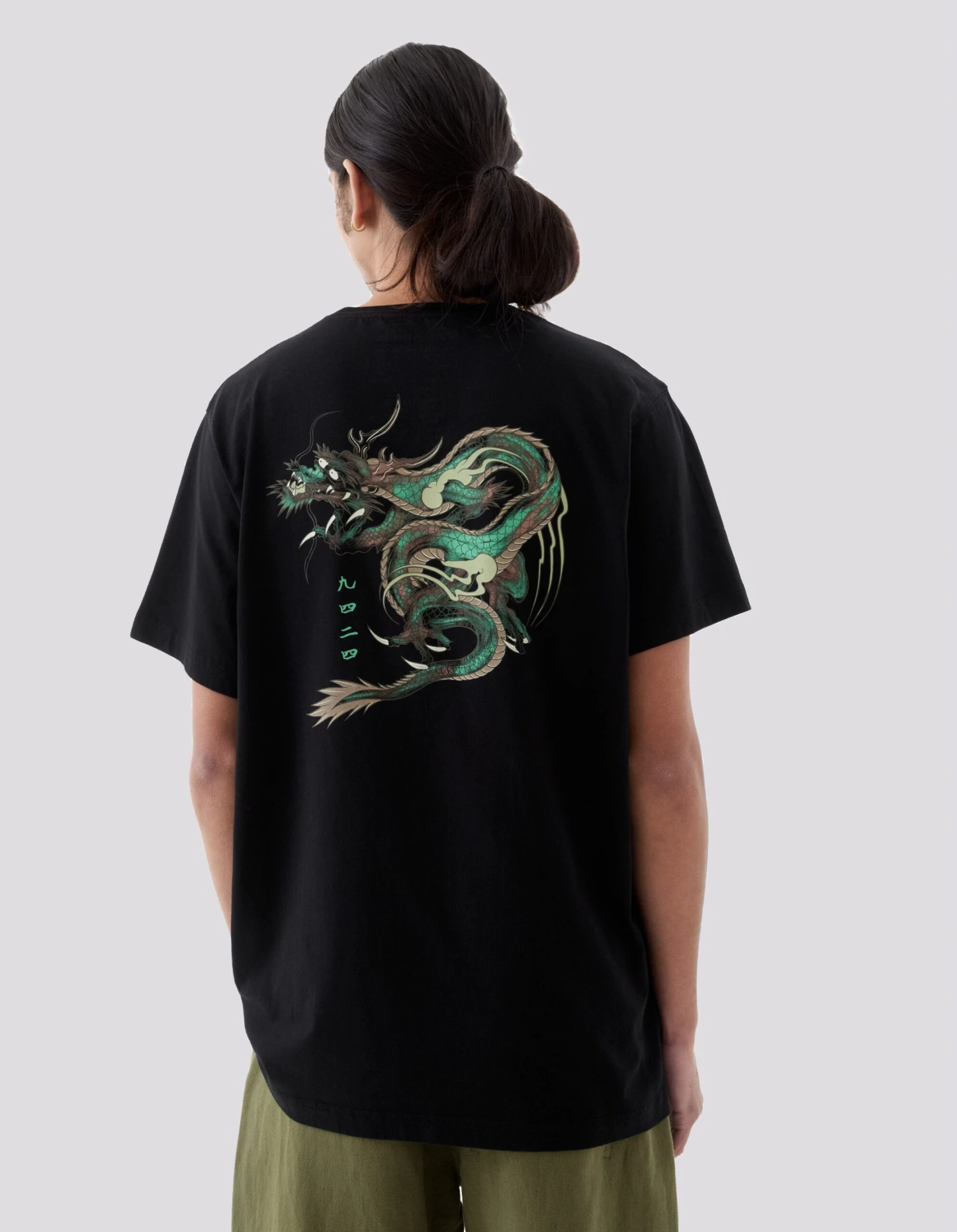 1278 Bamboo Maharishi T-Shirt Black 2 1278 Bamboo Maharishi T-Shirt Black - Image 2