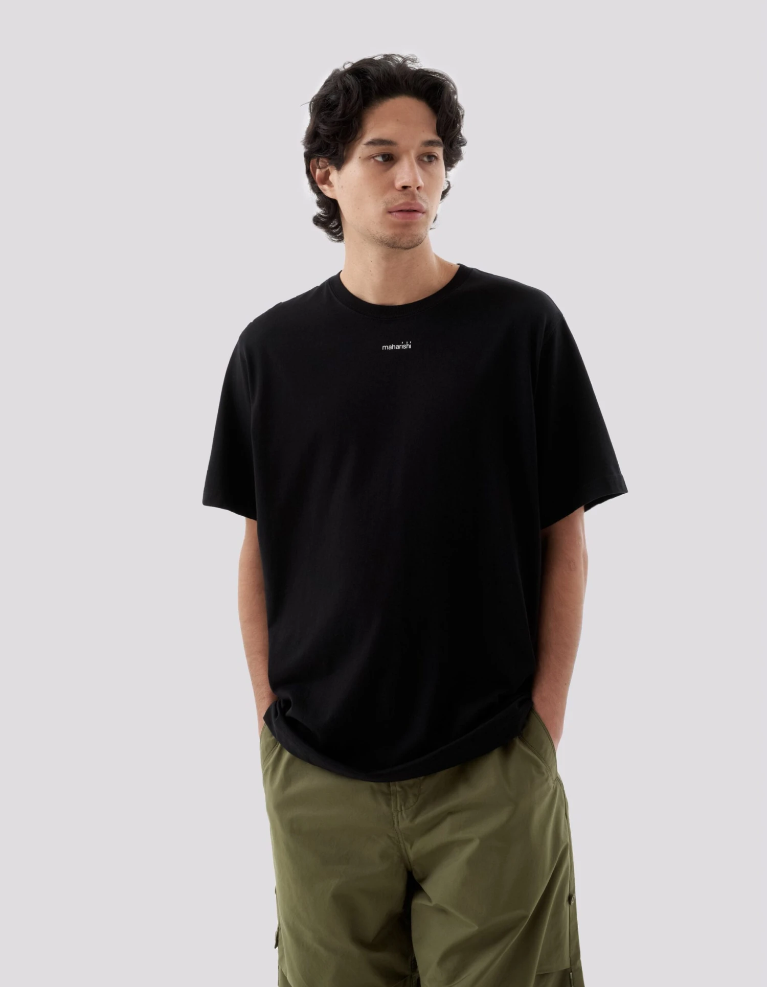 1307 Micro Maharishi T-Shirt Black 2 1307 Micro Maharishi T-Shirt Black - Image 2