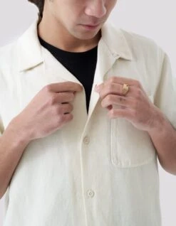 Maharishi 5005 Hemp Camp Collar Shirt Ecru -Maharishi Shop ss24524 5445 26e394bf 9be6 47a9 900c d6beaae2eab3