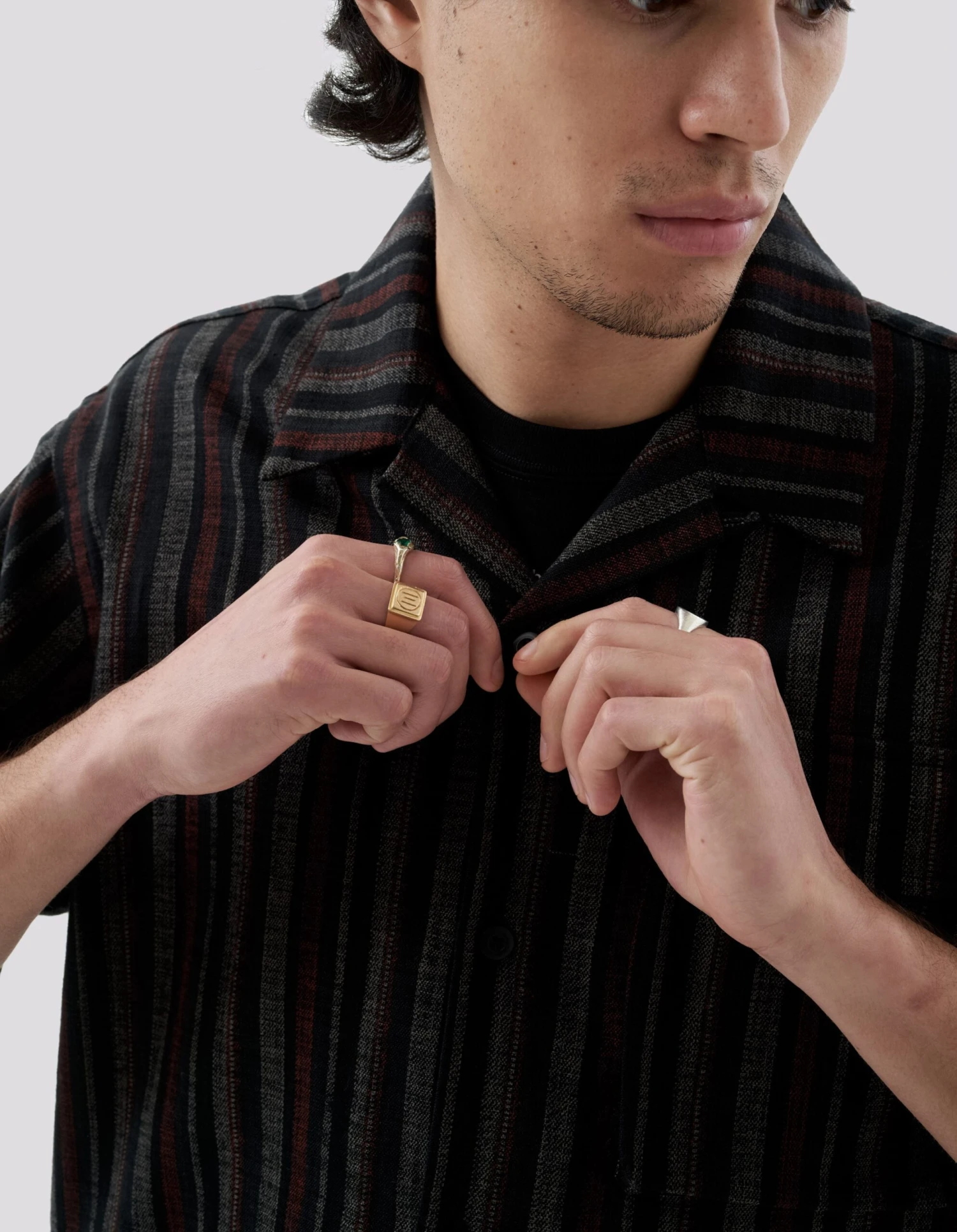 Maharishi 5116 Wagara Summer Shirt Black 4 Maharishi 5116 Wagara Summer Shirt Black - Image 4