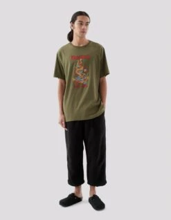 Maharishi 5017 Descending Dragon T-Shirt Olive 12 Maharishi 5017 Descending Dragon T-Shirt Olive -Maharishi Shop ss24536 5458