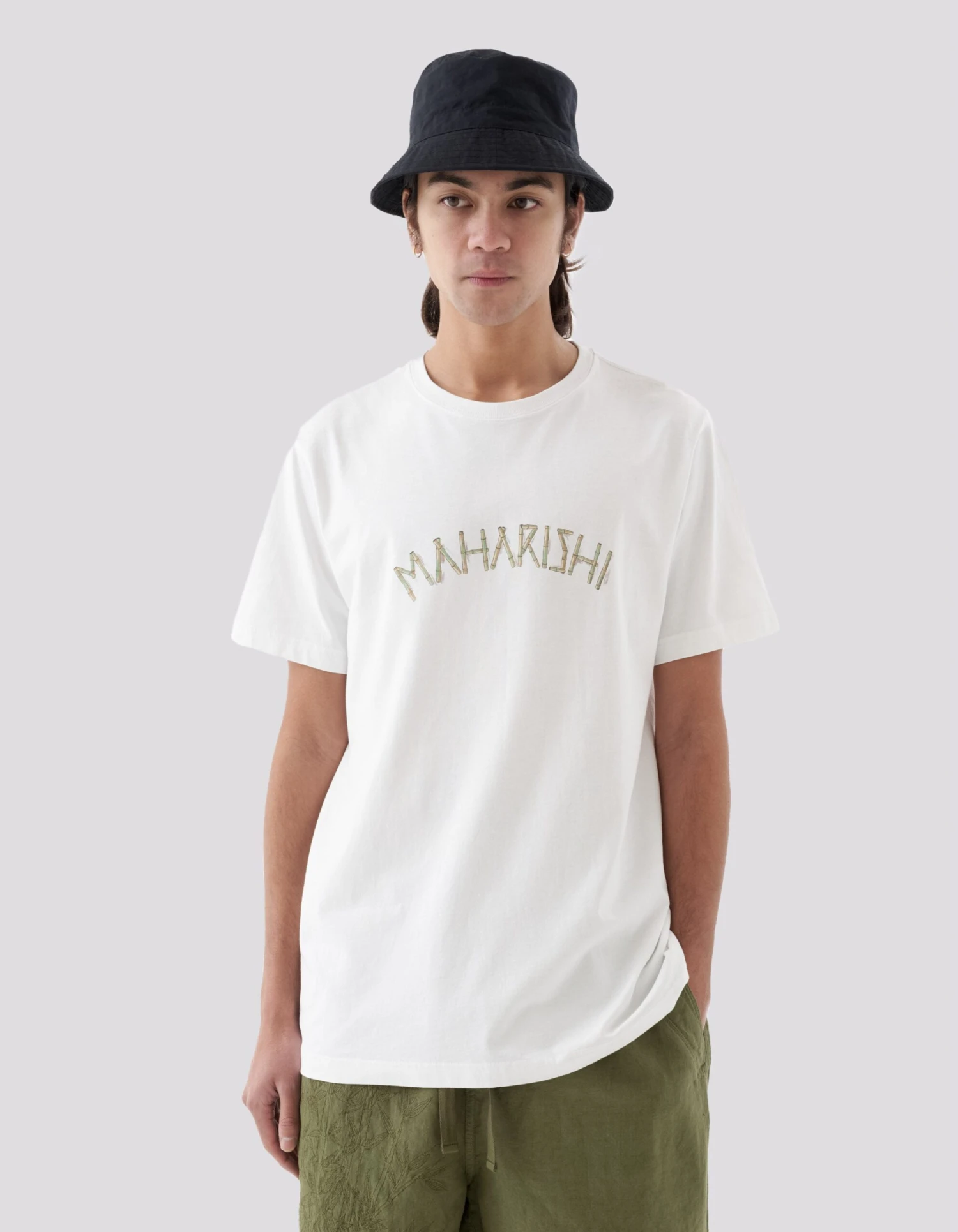1278 Bamboo Maharishi T-Shirt White 3 1278 Bamboo Maharishi T-Shirt White - Image 3