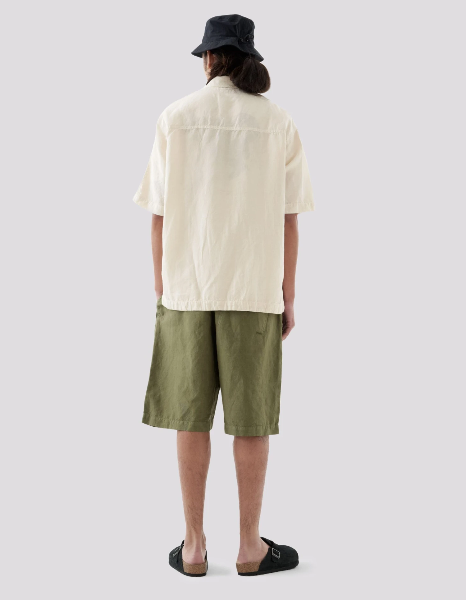 Maharishi 5121 Dragon Bamboo Hemp Track Shorts Olive OG-107F 6 Maharishi 5121 Dragon Bamboo Hemp Track Shorts Olive OG-107F - Image 6