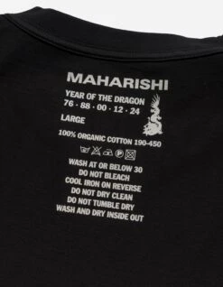 1265 Maharishi Cloud Temple T-Shirt Black -Maharishi Shop ss24 1265 black 60