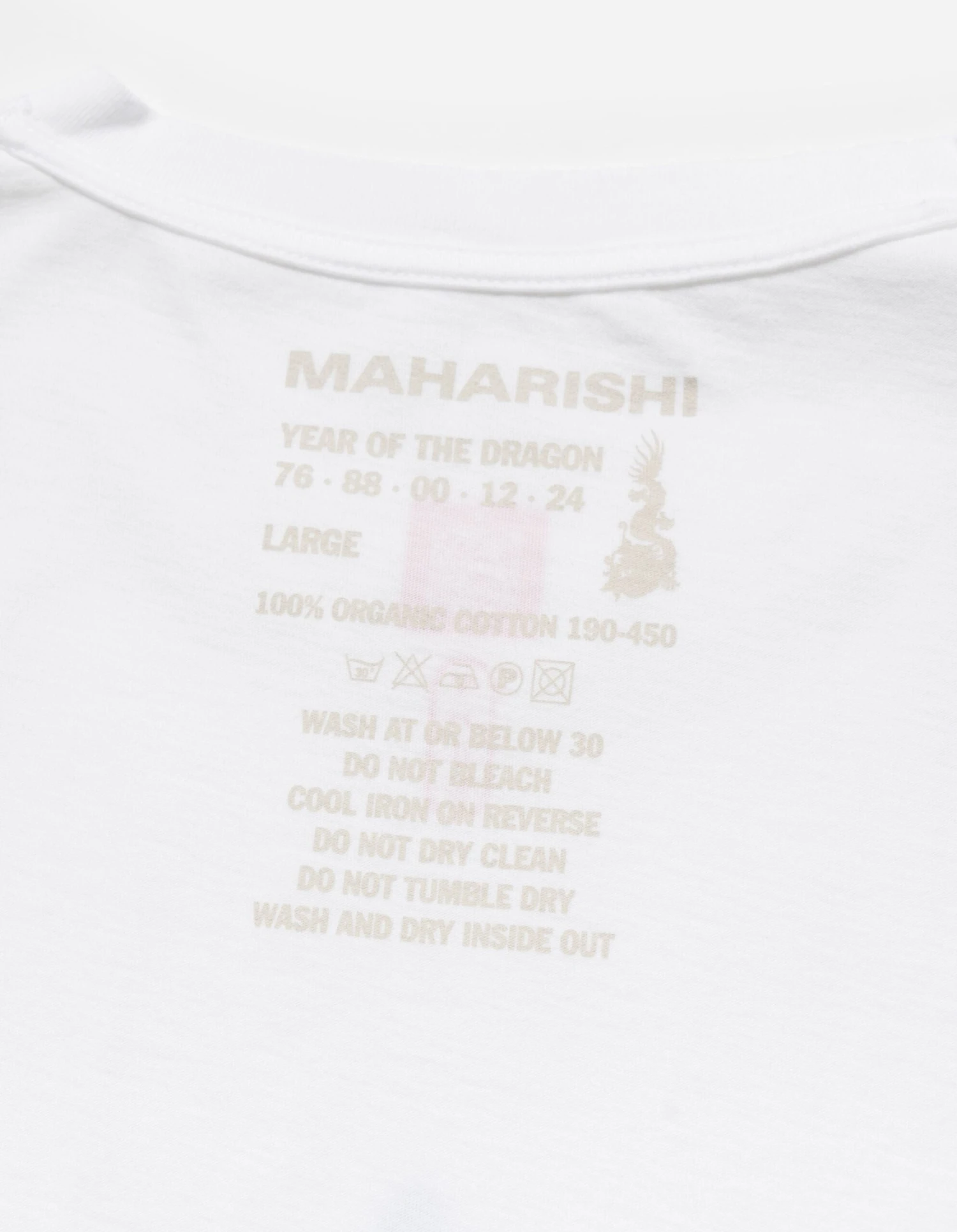 1265 Maharishi Cloud Temple T-Shirt White 10 1265 Maharishi Cloud Temple T-Shirt White - Image 10