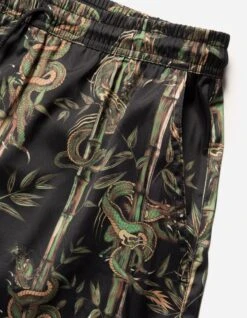 Maharishi 1272 Dragon Bamboo Swim Shorts Black 12 Maharishi 1272 Dragon Bamboo Swim Shorts Black -Maharishi Shop ss24 1272 black 40
