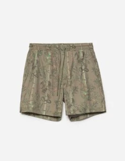 Maharishi 1272 Dragon Bamboo Swim Shorts Olive