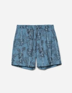 Maharishi 1272 Dragon Bamboo Swim Shorts Subdued Blue