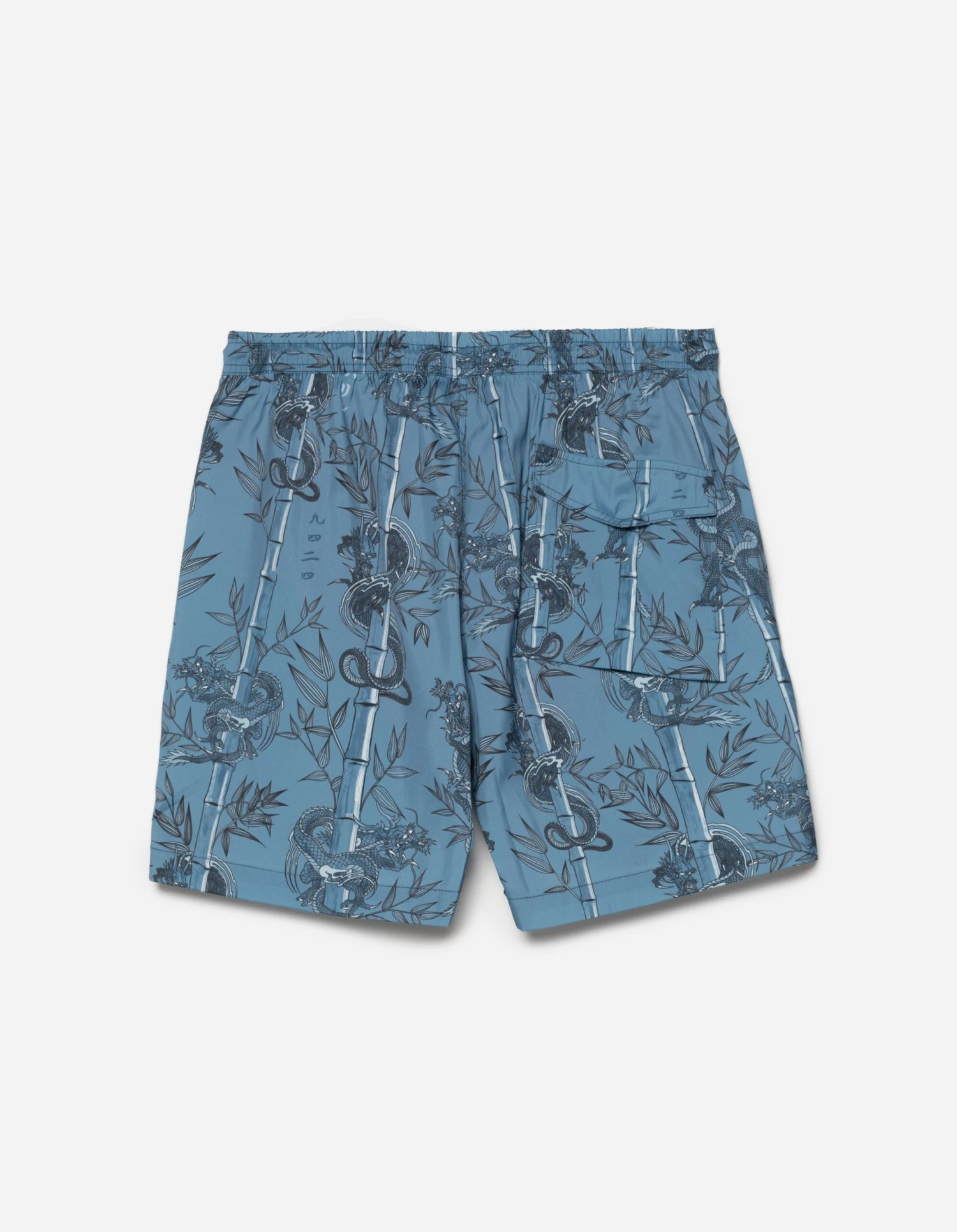 Maharishi 1272 Dragon Bamboo Swim Shorts Subdued Blue 4 Maharishi 1272 Dragon Bamboo Swim Shorts Subdued Blue - Image 4