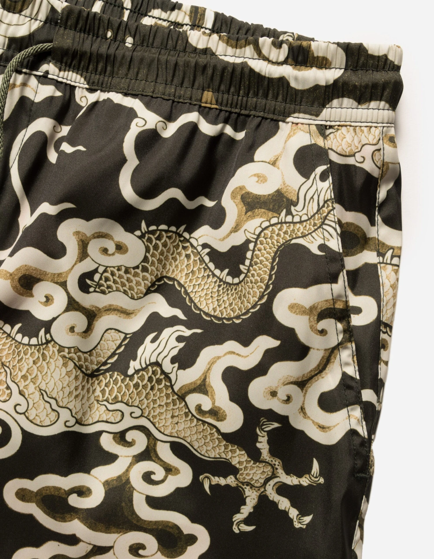 Maharishi 1273 Cloud Dragon Swim Shorts Olive 5 Maharishi 1273 Cloud Dragon Swim Shorts Olive - Image 5