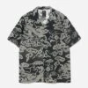 Maharishi 1282 Cloud Dragon Camp Collar Shirt Black