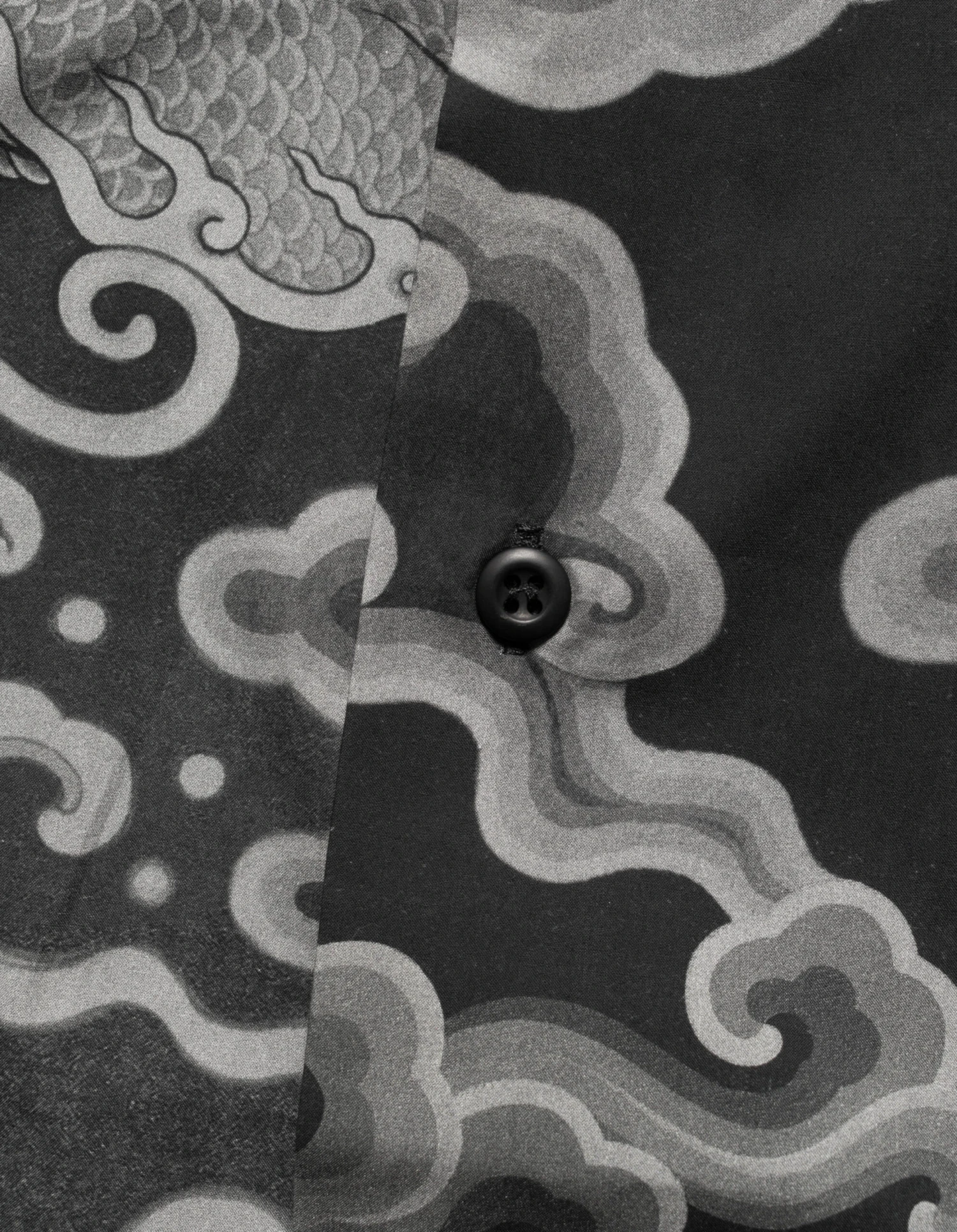 Maharishi 1282 Cloud Dragon Camp Collar Shirt Black 9 Maharishi 1282 Cloud Dragon Camp Collar Shirt Black - Image 9