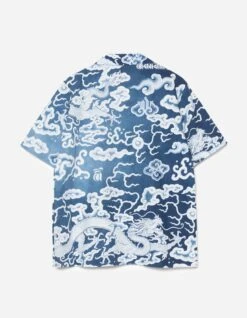 Maharishi 1282 Cloud Dragon Camp Collar Shirt Blue 12 Maharishi 1282 Cloud Dragon Camp Collar Shirt Blue -Maharishi Shop ss24 1282 blue 20