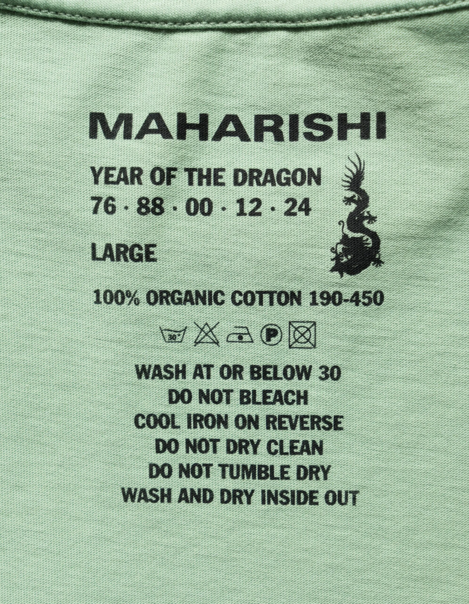 1307 Micro Maharishi T-Shirt Bamboo Green 4 1307 Micro Maharishi T-Shirt Bamboo Green - Image 4