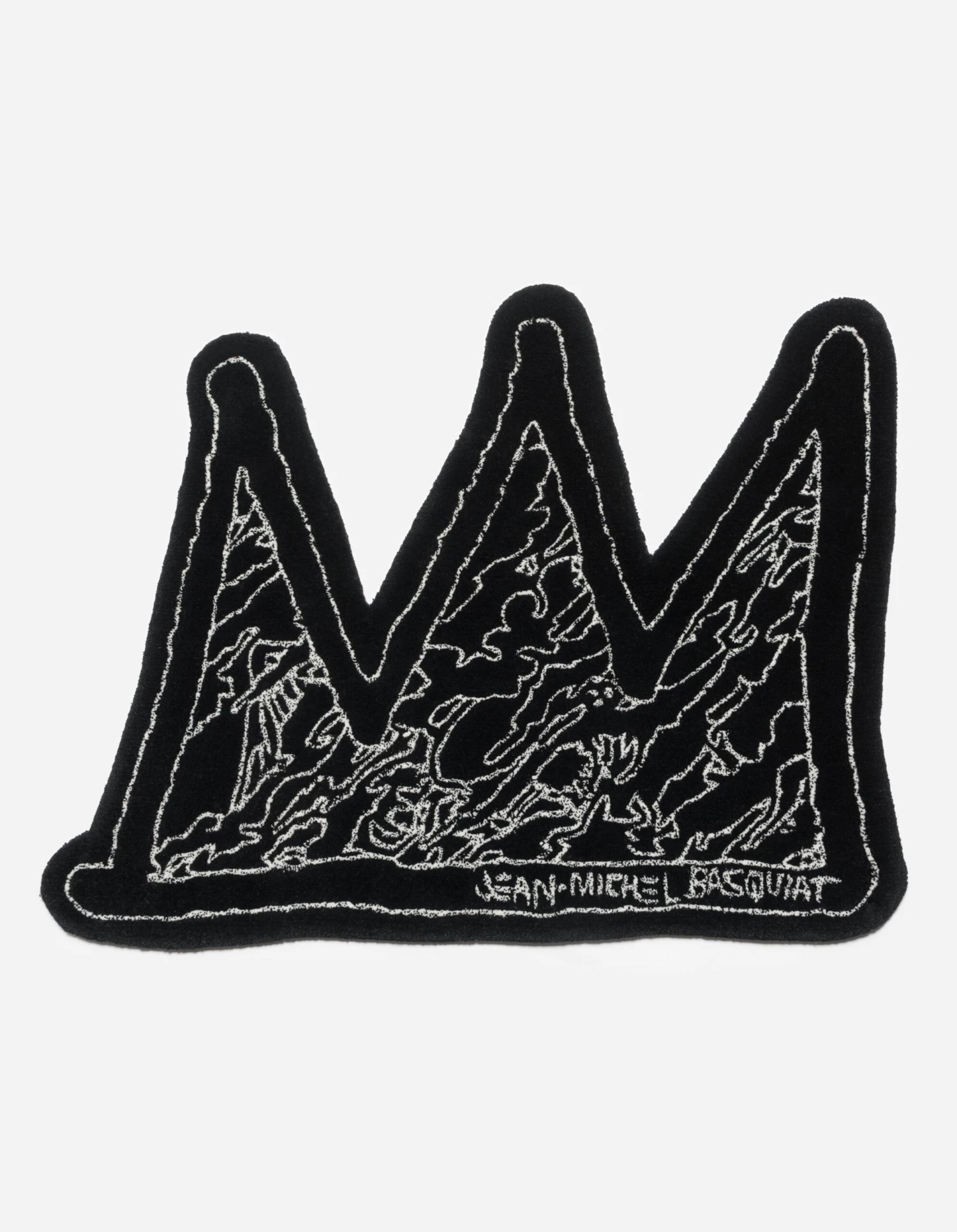 Maharishi 1309 Maha Basquiat Chalk Crown Rug Black 1 Maharishi 1309 Maha Basquiat Chalk Crown Rug Black
