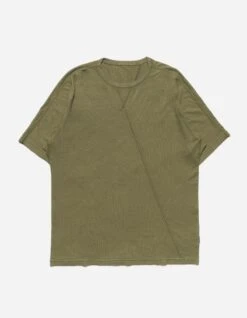 Maharishi 5000 Kesagiri Hemp Oversized T-Shirt Olive OG-107F