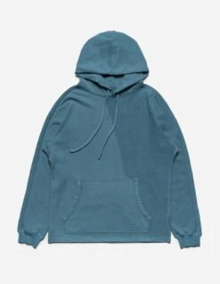 Maharishi Shop 12 Maharishi 5002 Kesagiri Hemp Hooded Sweat Subdued Blue