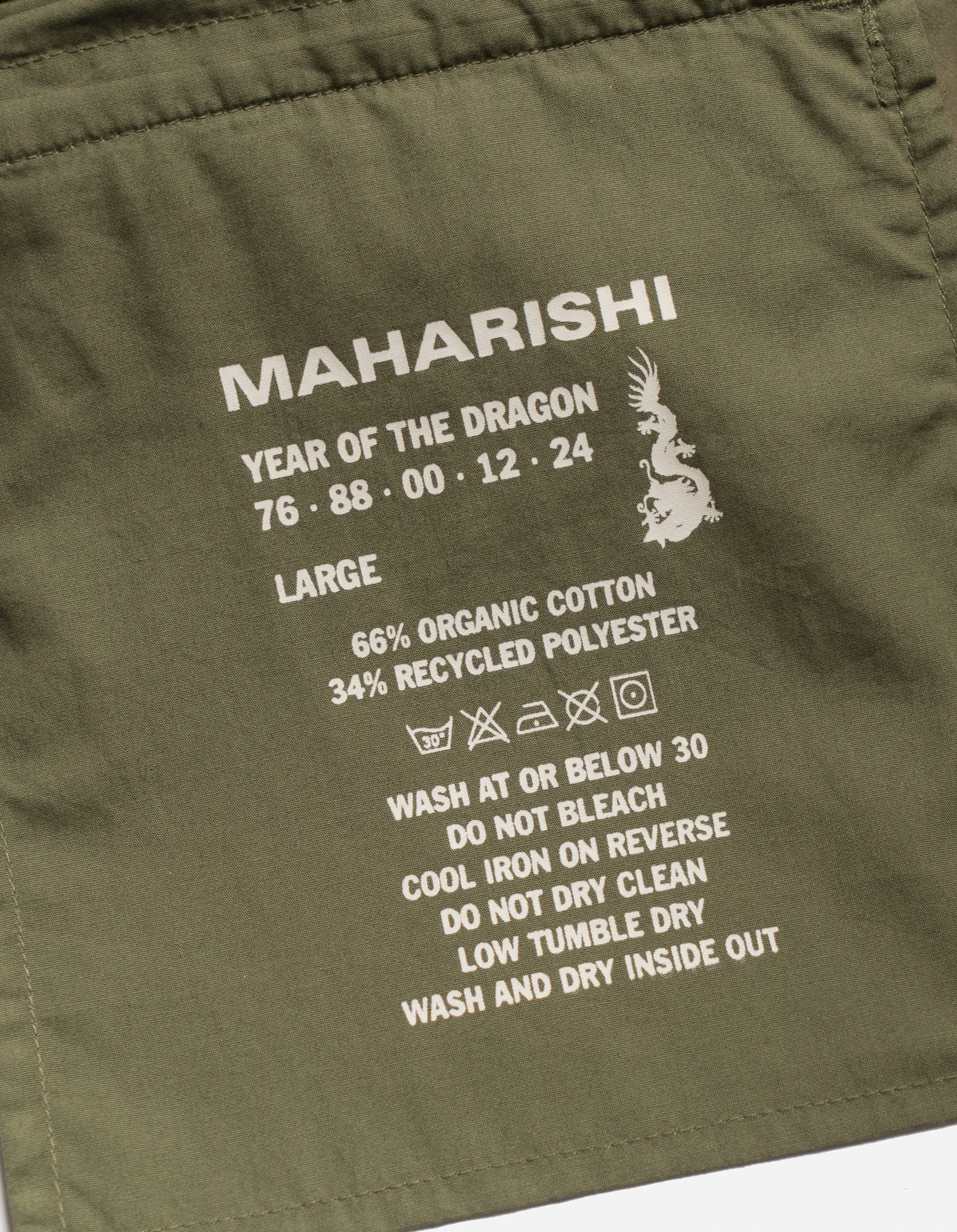 Maharishi 5010 Snocord® Jump Pants Olive OG-107F 17 Maharishi 5010 Snocord® Jump Pants Olive OG-107F - Image 17