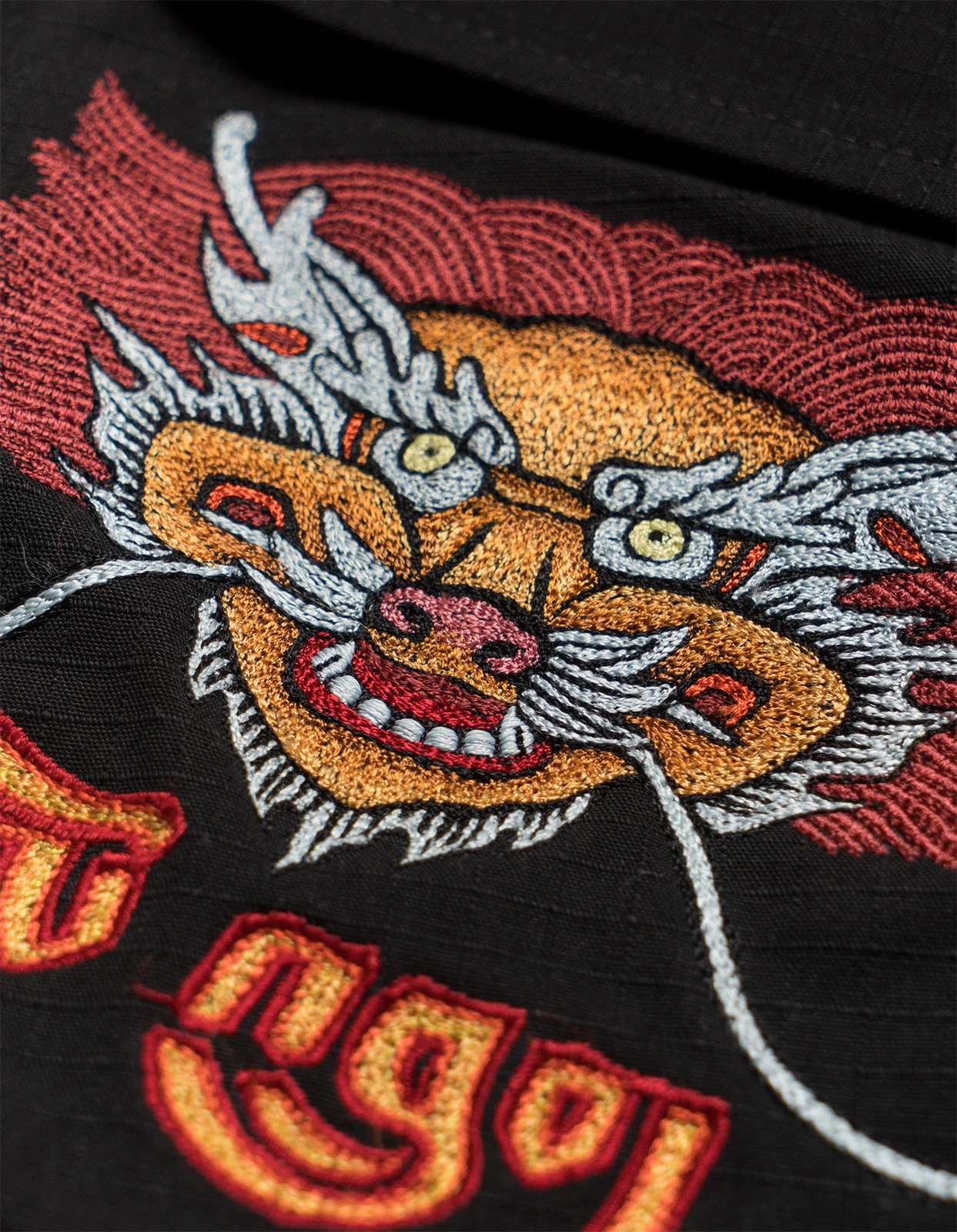 Maharishi 5023 Cordura® NYCO® Dragon Sling Bag Black 7 Maharishi 5023 Cordura® NYCO® Dragon Sling Bag Black - Image 7