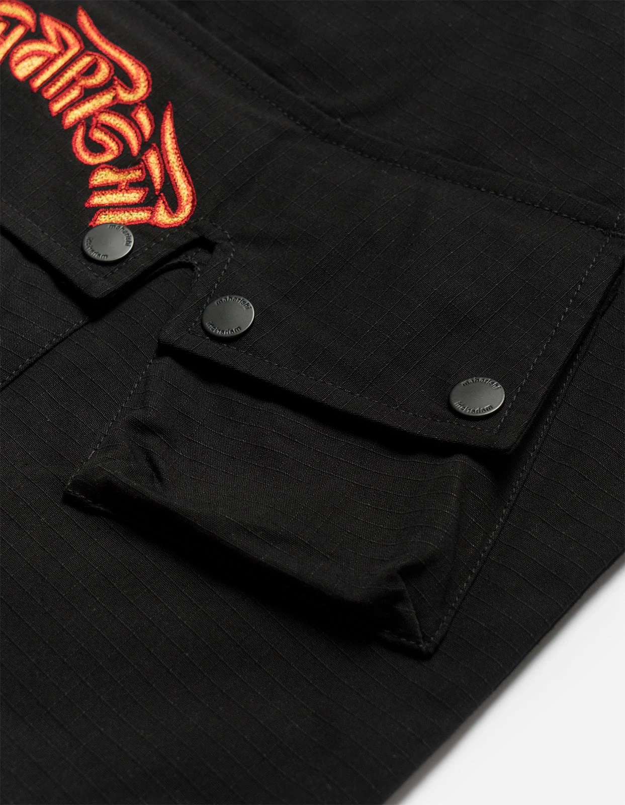 Maharishi 5023 Cordura® NYCO® Dragon Sling Bag Black 8 Maharishi 5023 Cordura® NYCO® Dragon Sling Bag Black - Image 8