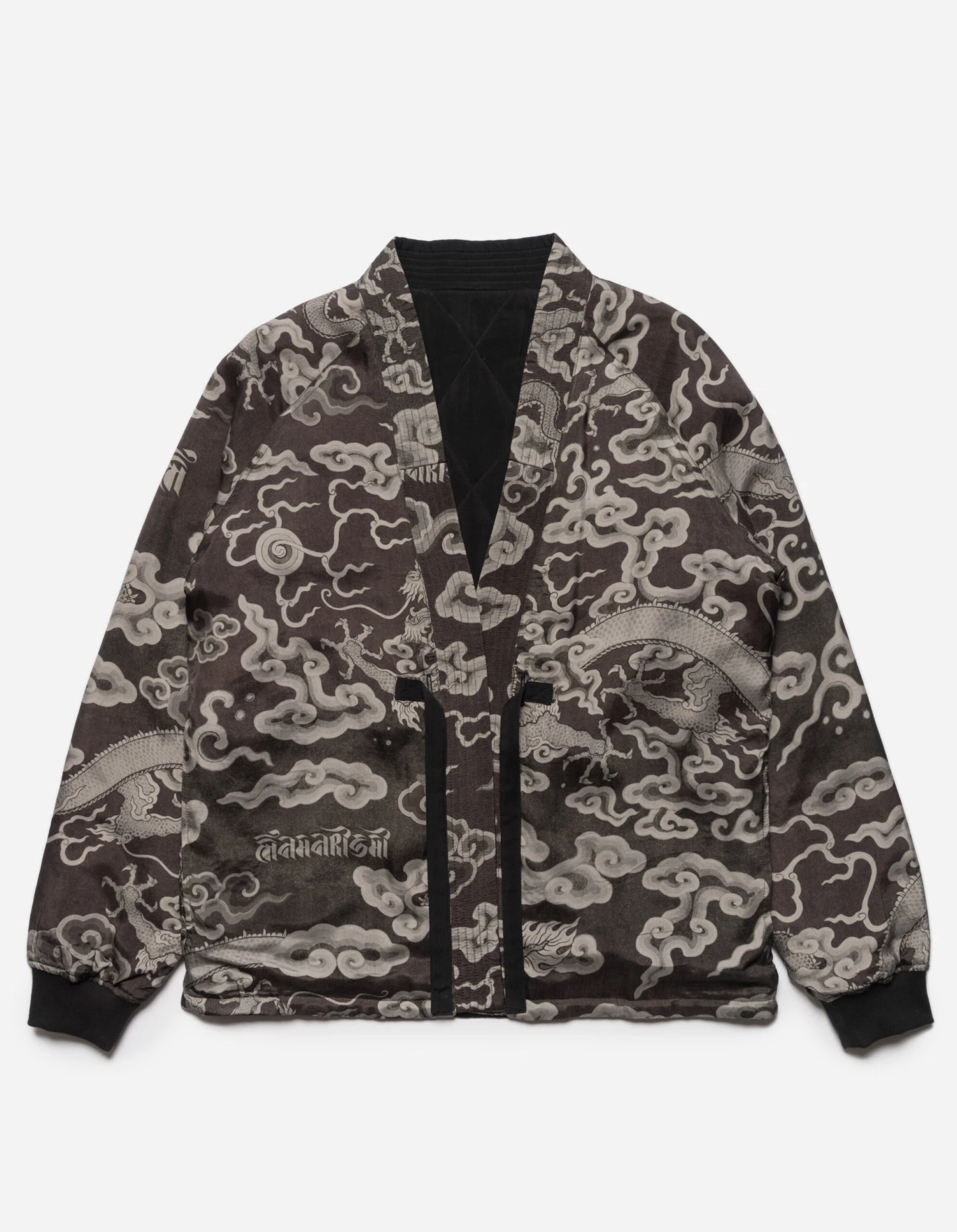 Maharishi 5027 30th Anniversary Reversible Kimono Black 1 Maharishi 5027 30th Anniversary Reversible Kimono Black