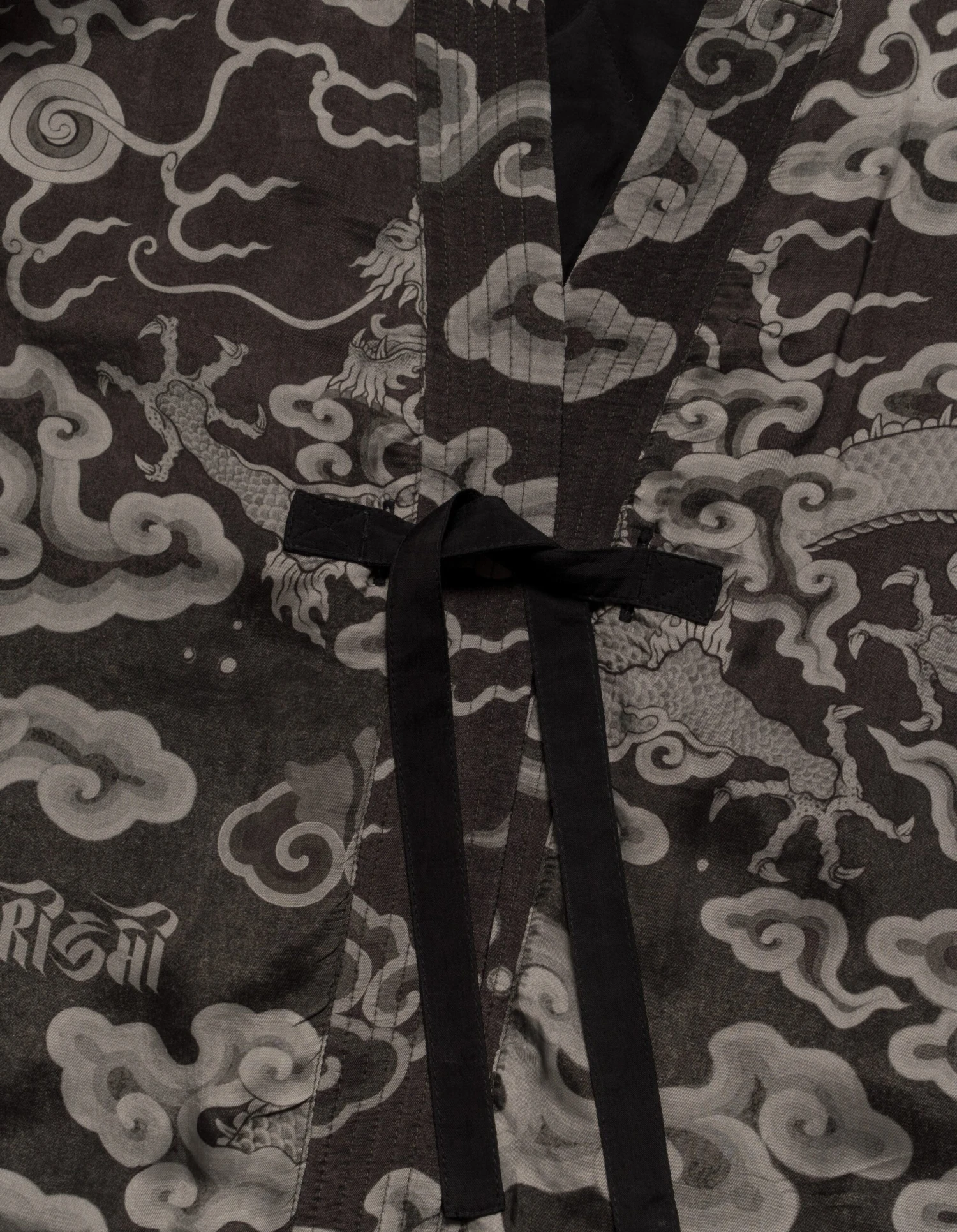 Maharishi 5027 30th Anniversary Reversible Kimono Black 16 Maharishi 5027 30th Anniversary Reversible Kimono Black - Image 16