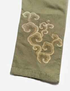 Maharishi 5031 Tibetan Clouds Track Pants Olive -Maharishi Shop ss24 5031 olive 60