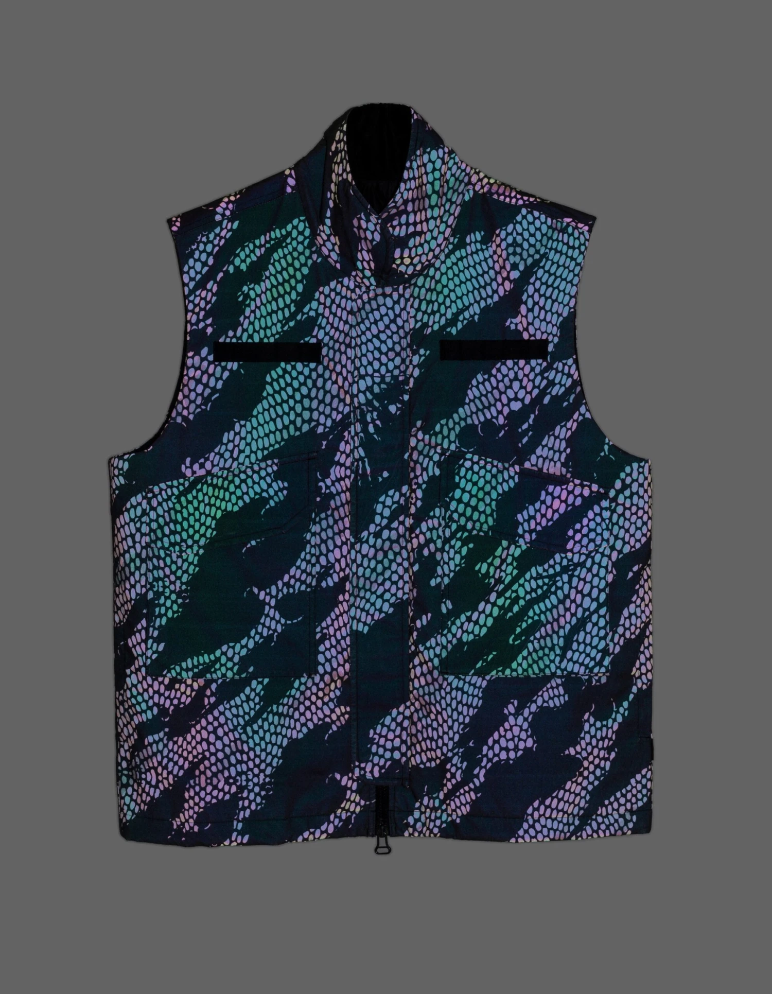 Maharishi 5034 Reflective Camo Padded Flak Vest Subdued Night 5 Maharishi 5034 Reflective Camo Padded Flak Vest Subdued Night - Image 5