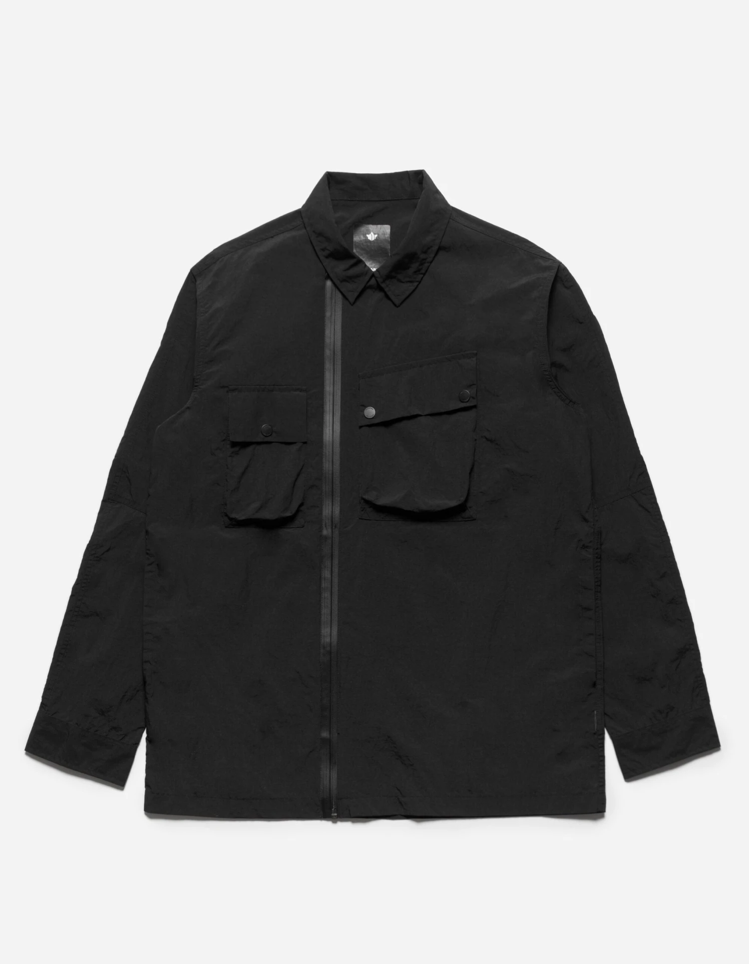 Maharishi 5037 Veg Dyed Tech Cargo Shirt Black 1 Maharishi 5037 Veg Dyed Tech Cargo Shirt Black