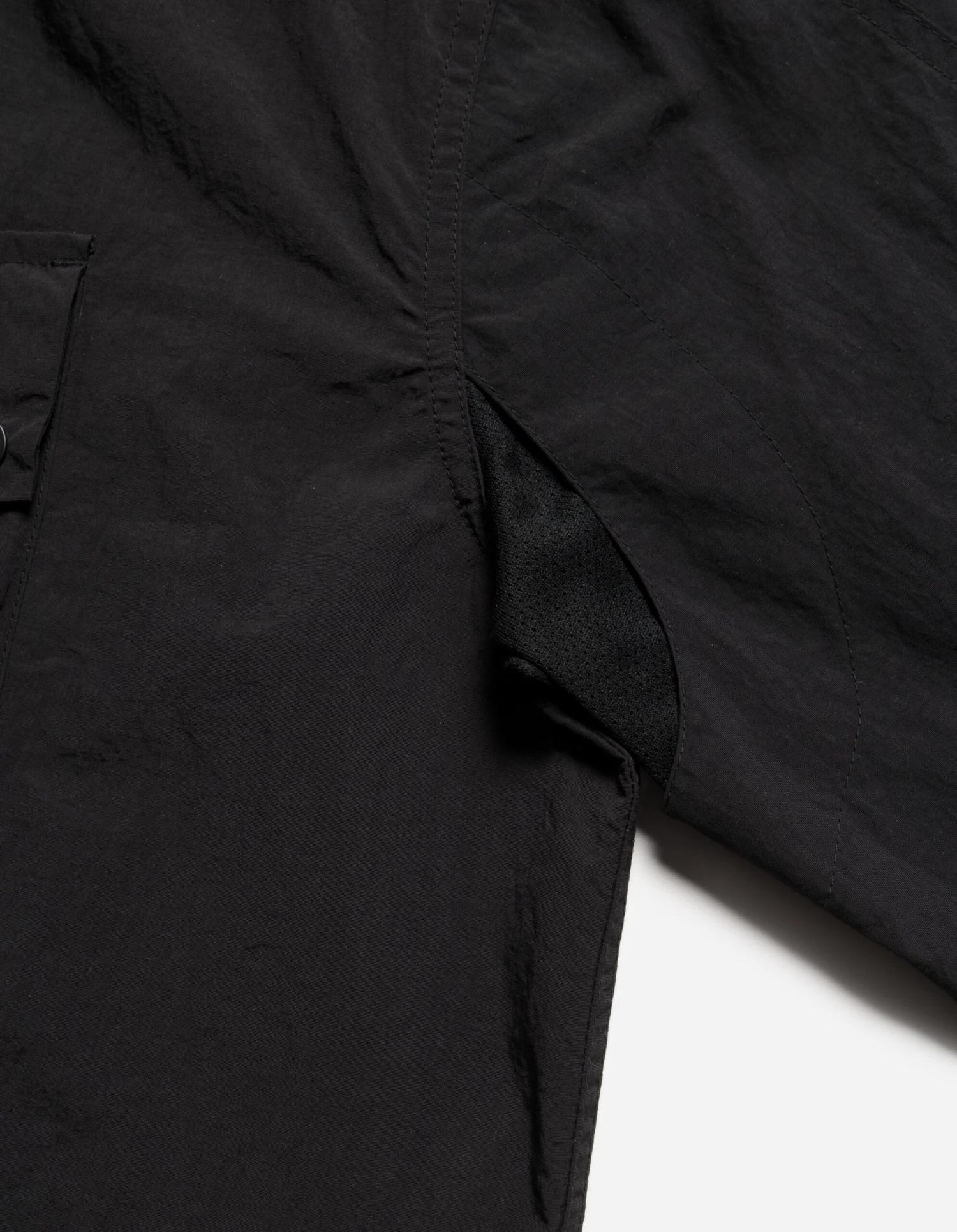 Maharishi 5037 Veg Dyed Tech Cargo Shirt Black 6 Maharishi 5037 Veg Dyed Tech Cargo Shirt Black - Image 6