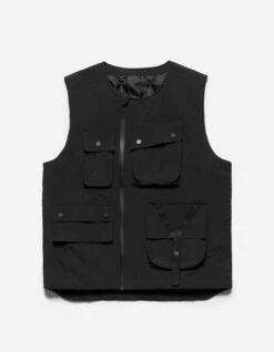 Maharishi 5038 Veg Dyed Tech Cargo Vest Black