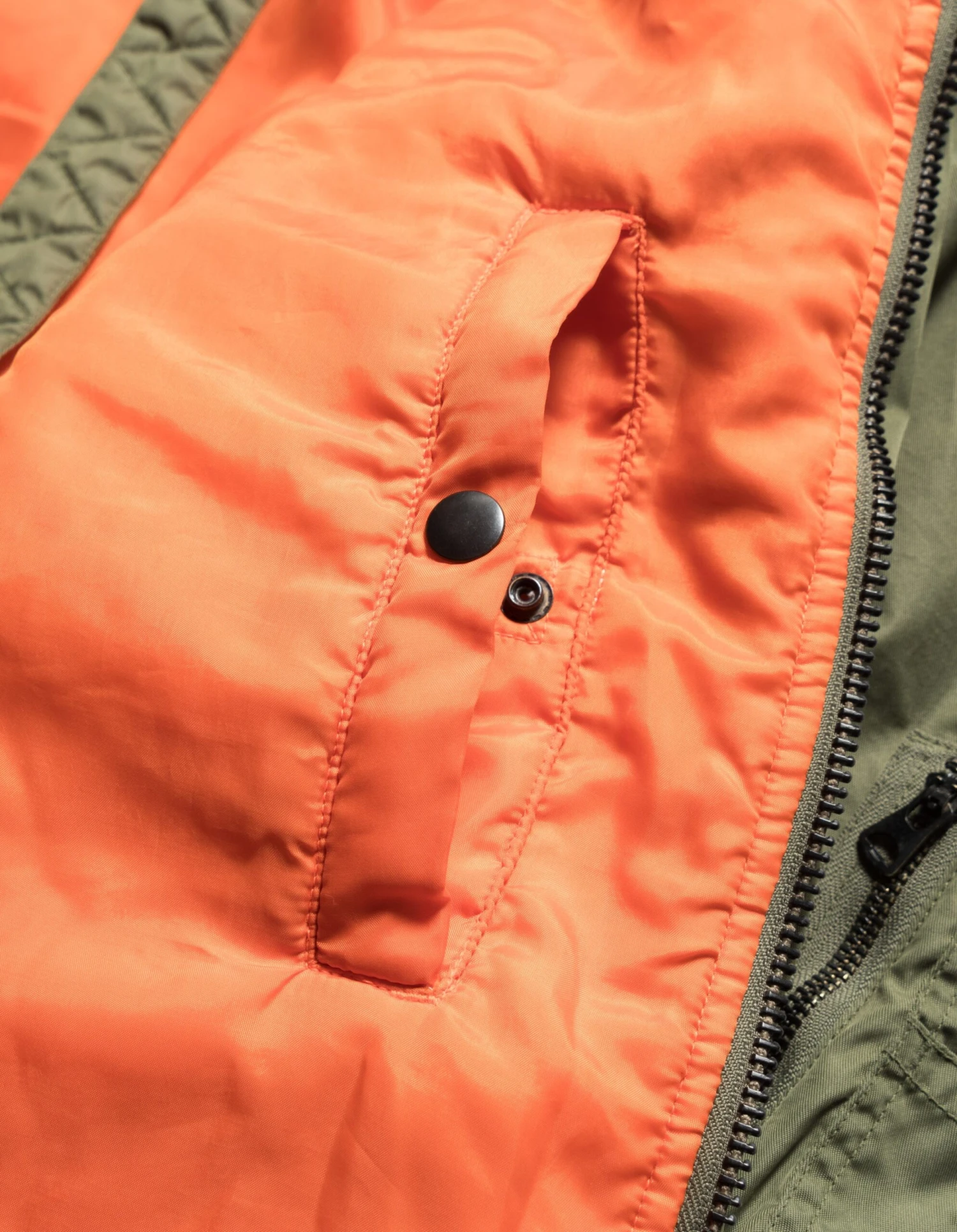 Maharishi 5056 Monk MA-1 Flight Jacket Olive 14 Maharishi 5056 Monk MA-1 Flight Jacket Olive - Image 14