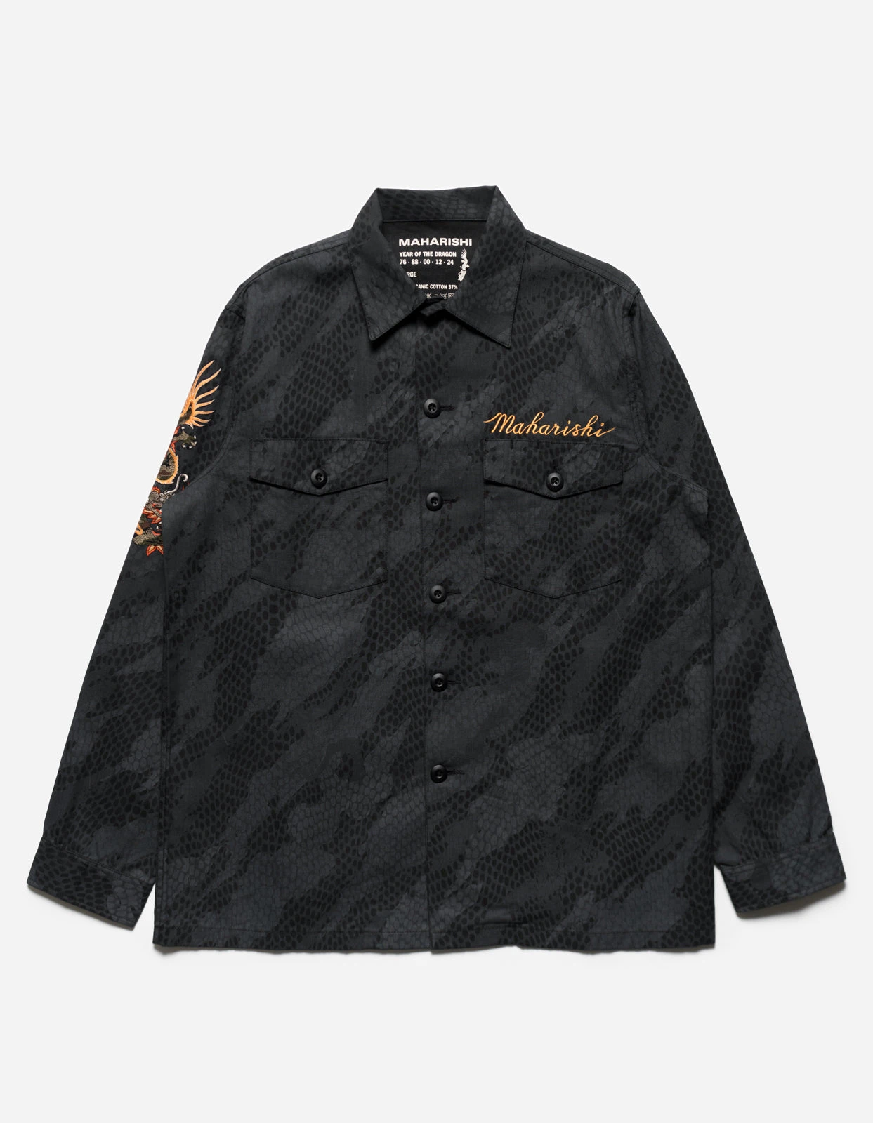 Maharishi 5062 Original Dragon Camo Overshirt Subdued Night 1 Maharishi 5062 Original Dragon Camo Overshirt Subdued Night