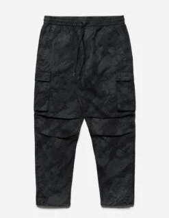 Maharishi 5066 Camo Hemp Cargo Track Pants Subdued Night