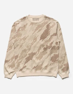 Maharishi 5067 Organic Camo Crew Sweat Desert