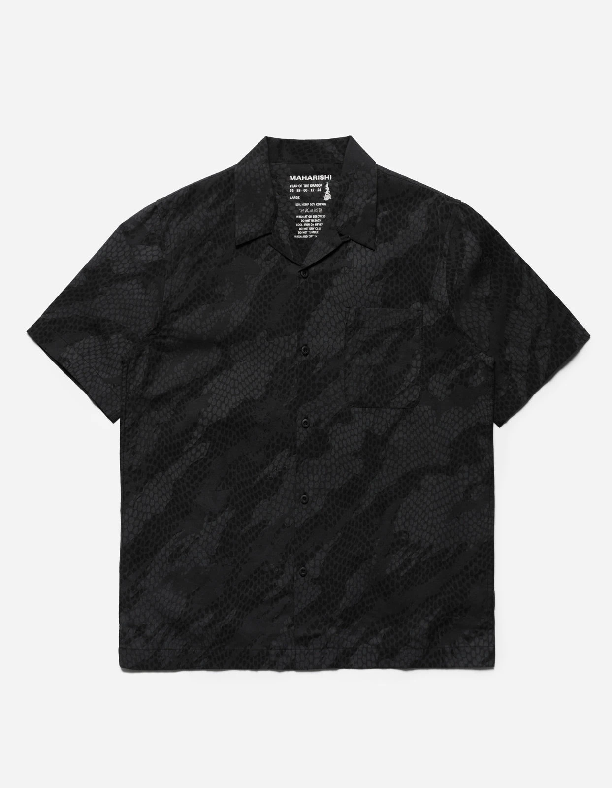 Maharishi 5071 Camo Hemp Summer Shirt Subdued Night 1 Maharishi 5071 Camo Hemp Summer Shirt Subdued Night