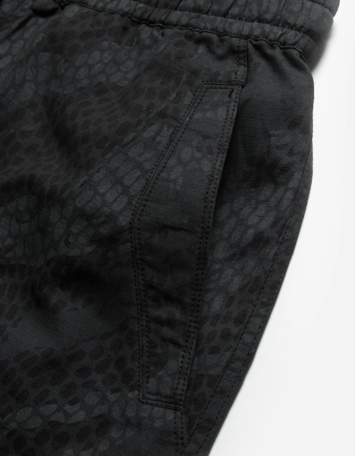 Maharishi 5072 Camo Hemp Loose Track Shorts Subdued Night 8 Maharishi 5072 Camo Hemp Loose Track Shorts Subdued Night - Image 8