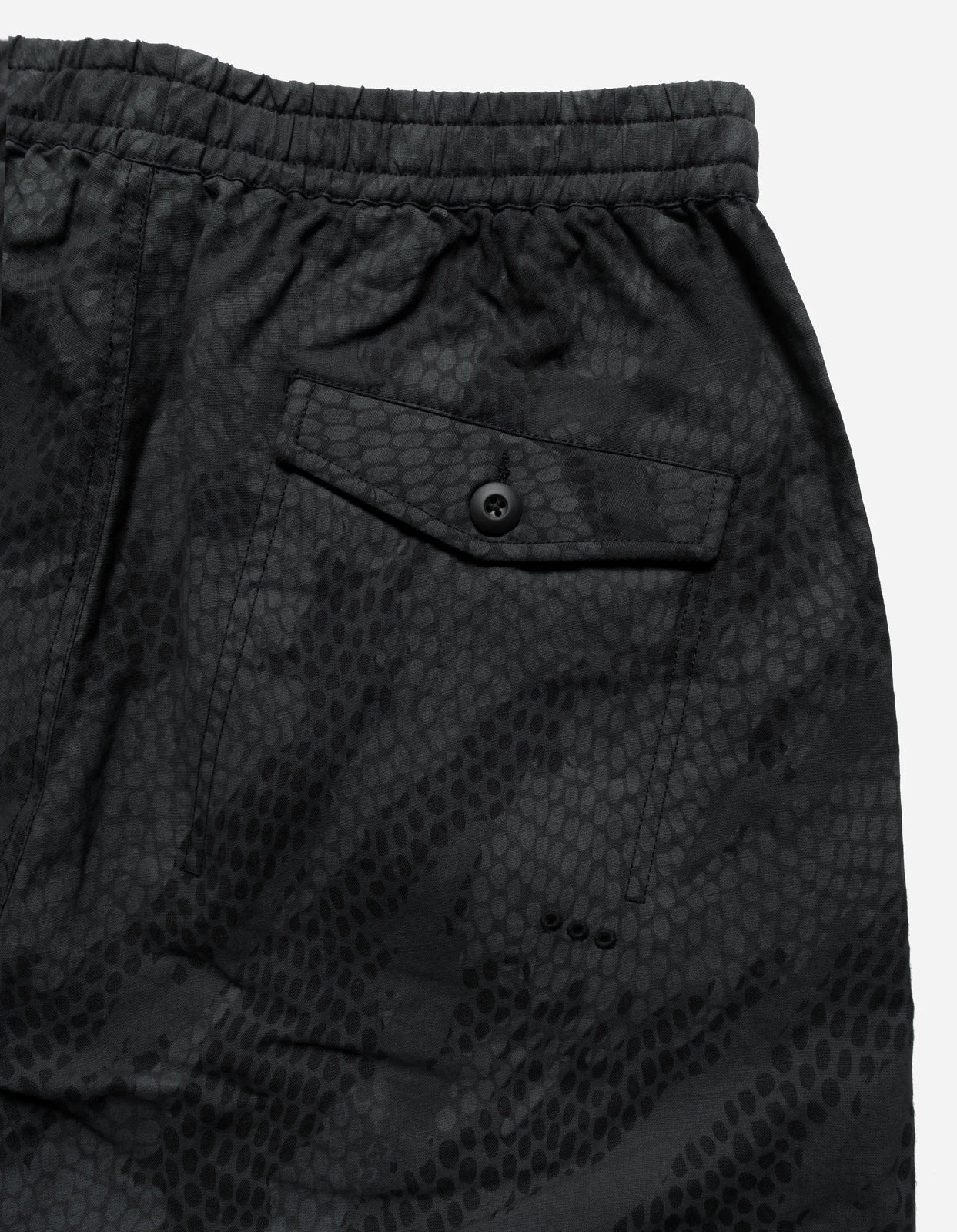 Maharishi 5072 Camo Hemp Loose Track Shorts Subdued Night 6 Maharishi 5072 Camo Hemp Loose Track Shorts Subdued Night - Image 6