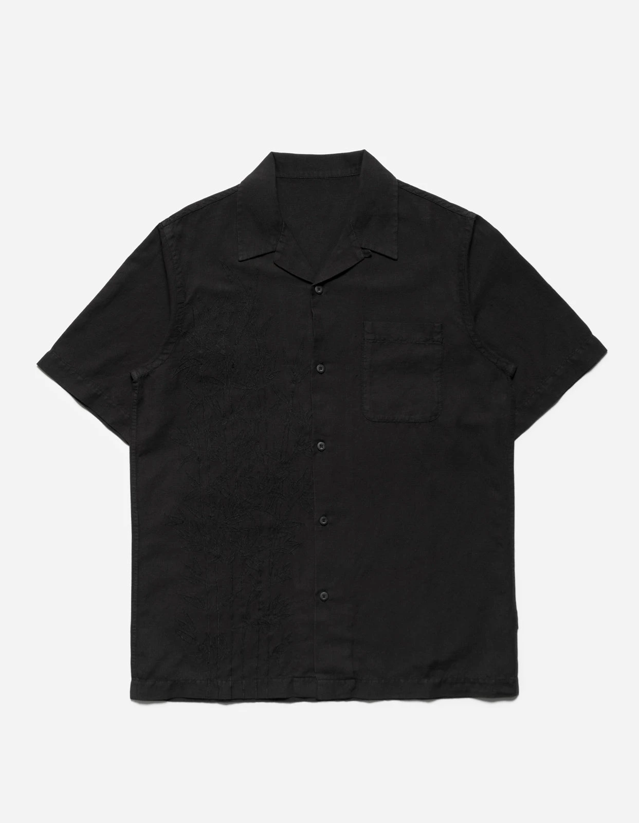 Maharishi 5078 Dragon Bamboo Hemp Shirt Black 1 Maharishi 5078 Dragon Bamboo Hemp Shirt Black