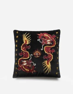 Maharishi 5087 Original Dragon Cushion Black