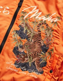 Maharishi 5096 Take Tora MA1 Flight Jacket Blaze Orange 21 Maharishi 5096 Take Tora MA1 Flight Jacket Blaze Orange -Maharishi Shop ss24 5096 blaze orange 40 Green