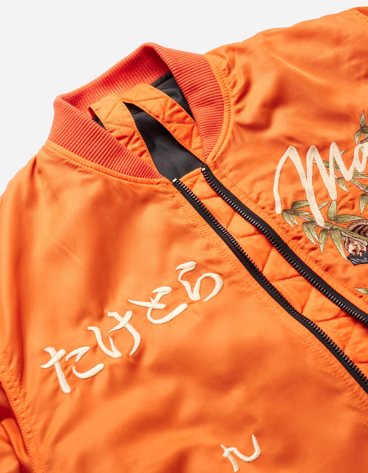 Maharishi 5096 Take Tora MA1 Flight Jacket Blaze Orange 12 Maharishi 5096 Take Tora MA1 Flight Jacket Blaze Orange - Image 12