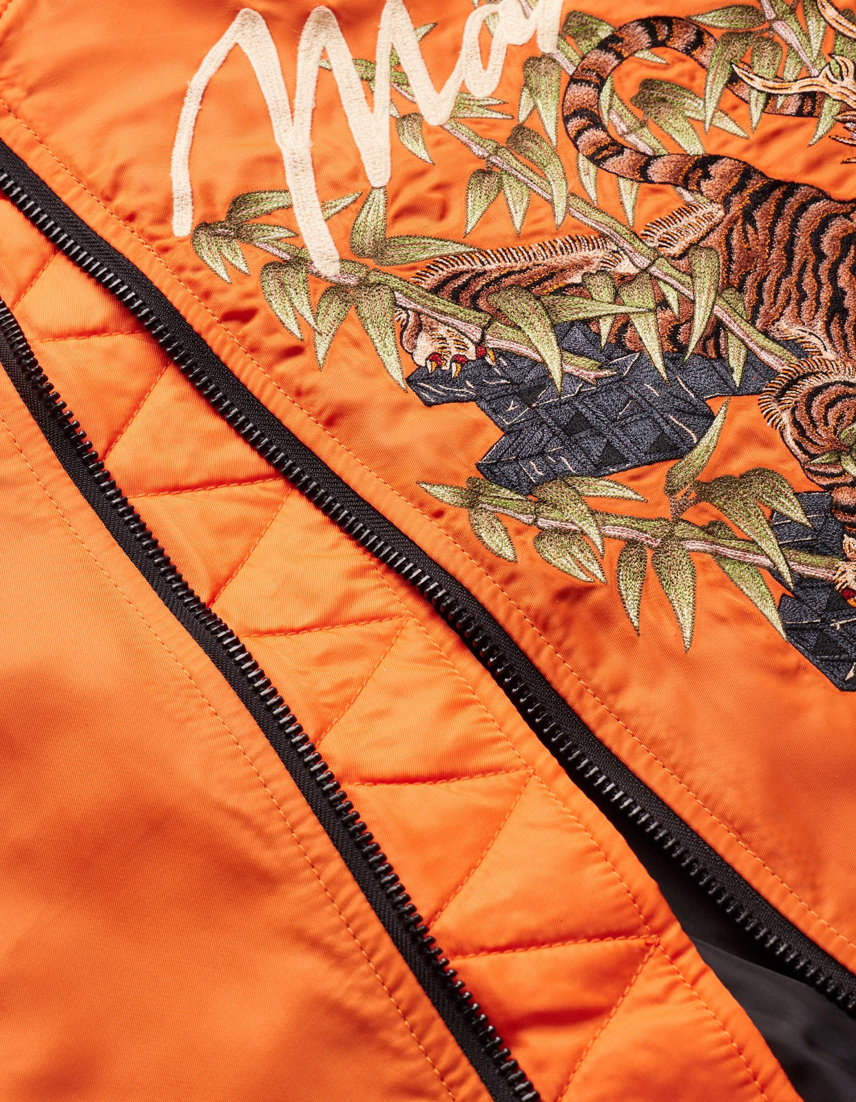 Maharishi 5096 Take Tora MA1 Flight Jacket Blaze Orange 13 Maharishi 5096 Take Tora MA1 Flight Jacket Blaze Orange - Image 13