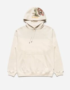 Maharishi 5097 Maha Tiger Hooded Sweat Ecru