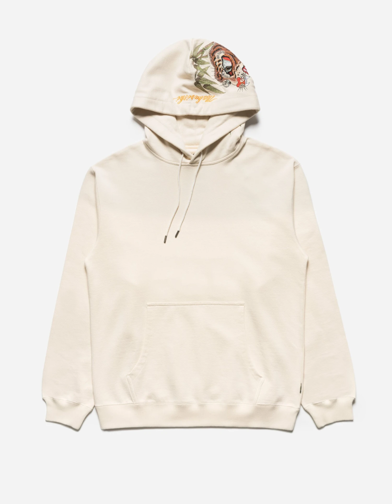 Maharishi 5097 Maha Tiger Hooded Sweat Ecru 1 Maharishi 5097 Maha Tiger Hooded Sweat Ecru