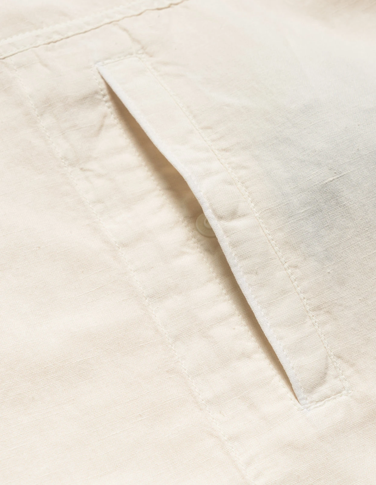 Maharishi 5120 Hemp Asym Monk Shirt Ecru 13 Maharishi 5120 Hemp Asym Monk Shirt Ecru - Image 13