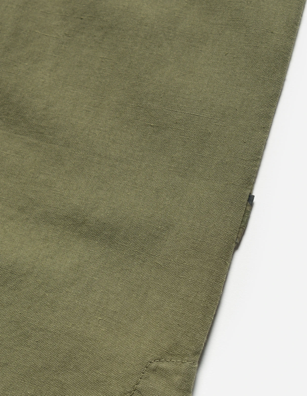 Maharishi 5120 Hemp Asym Monk Shirt Olive 14 Maharishi 5120 Hemp Asym Monk Shirt Olive - Image 14