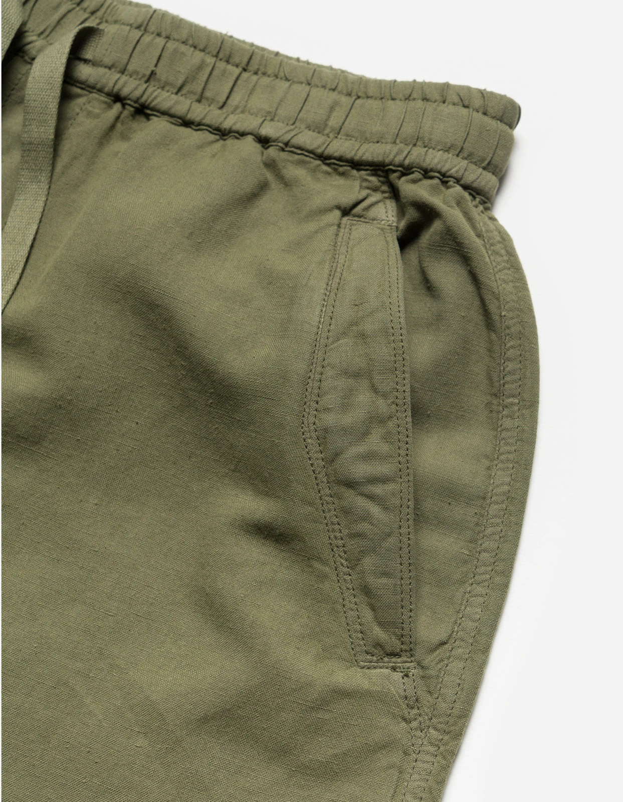 Maharishi 5121 Dragon Bamboo Hemp Track Shorts Olive OG-107F 9 Maharishi 5121 Dragon Bamboo Hemp Track Shorts Olive OG-107F - Image 9