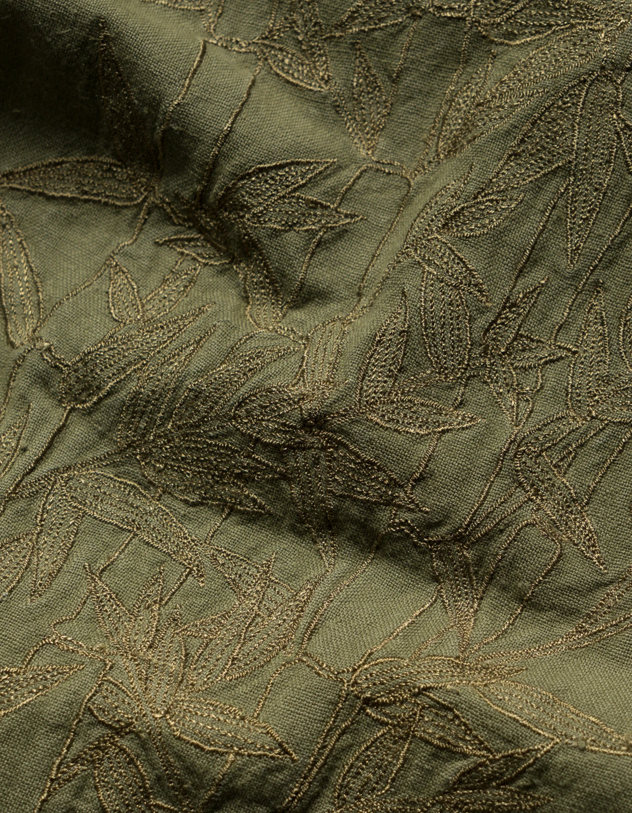 Maharishi 5121 Dragon Bamboo Hemp Track Shorts Olive OG-107F 12 Maharishi 5121 Dragon Bamboo Hemp Track Shorts Olive OG-107F - Image 12