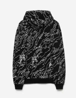 Maharishi 5130 Maha Basquiat Camo Hooded Sweat Black -Maharishi Shop ss24 5130 black 20